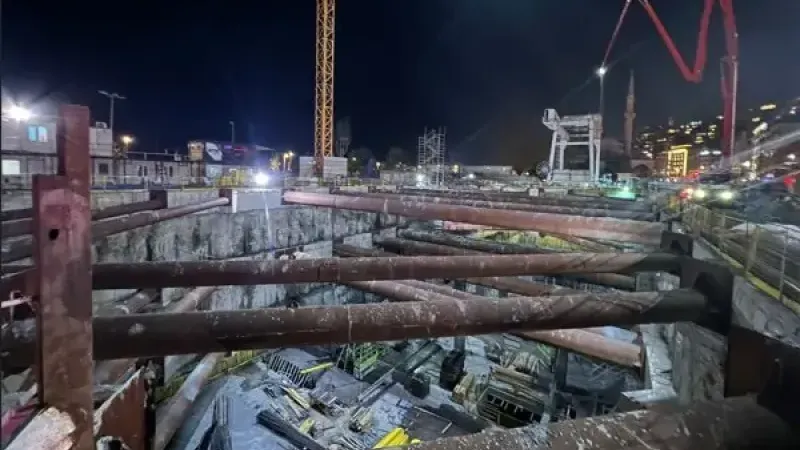 Kabataş metro inşaatındaki göçükle ilgili iki tutuklama