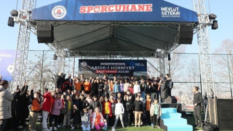 KÂĞITHANE’DE SPORUN YENİ MERKEZİ: ABİDE-İ HÜRRİYET SPOR SAHASI  AÇILDI