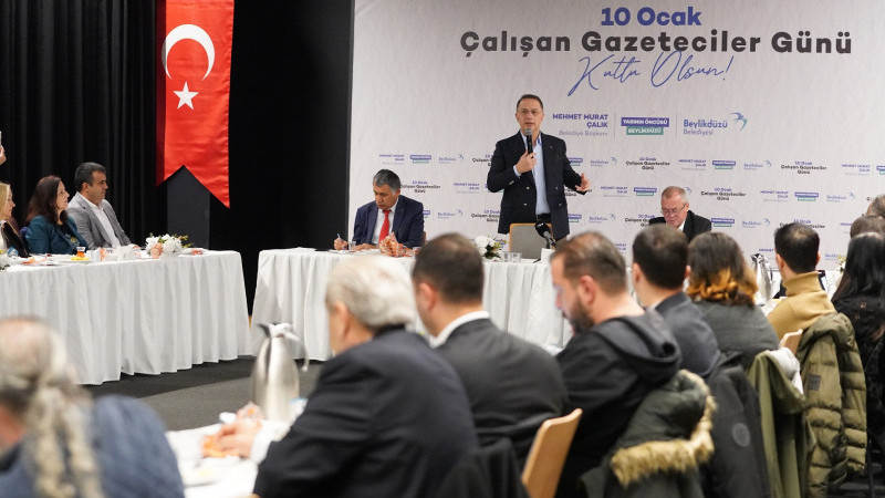 BAŞKAN ÇALIK’TAN ÇALIŞAN GAZETECİLER GÜNÜ’NDE ANLAMLI BULUŞMA