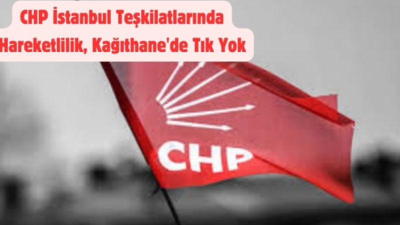 CHP İstanbul Teşkilatlarında Hareketlilik, Kağıthane'de Tık Yok