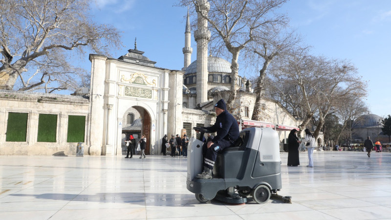 Eyüpsultan’da cadde ve sokaklar her gün tertemiz