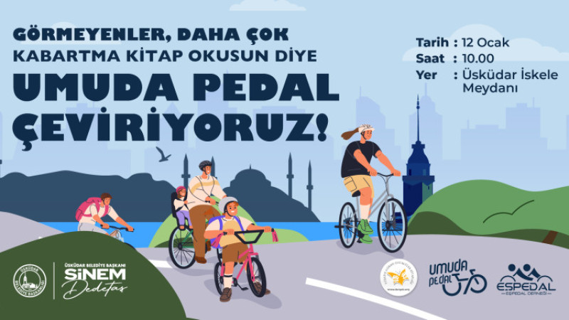 ÜSKÜDAR’DA UMUDA PEDAL ETKİNLİĞİ