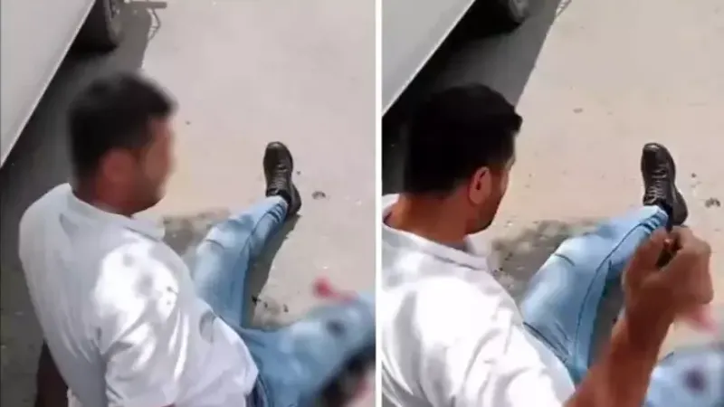 Kendisini rahatsız eden erkeği ayaklarından vuran kadın, o anları sosyal medyadan paylaştı