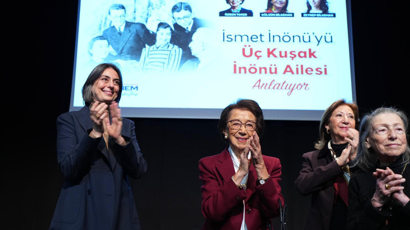ÜSKÜDAR’DA ‘’İSMET İNÖNÜ’YÜ ÜÇ KUŞAK İNÖNÜ AİLESİ ANLATIYOR’’ PANELİ