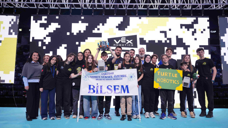 Üsküdar BİLSEM Öğrencileri Dünya Robot Şampiyonası Yolunda